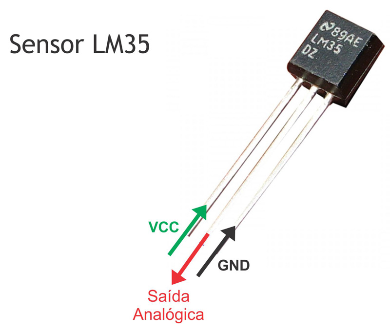 Lm35dz схема включения