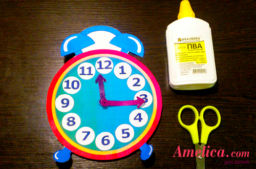 Игры делаем часы. Часы из картона. Поделка часы для детей. Часы своими руками для детей. Часы из картона в школу.