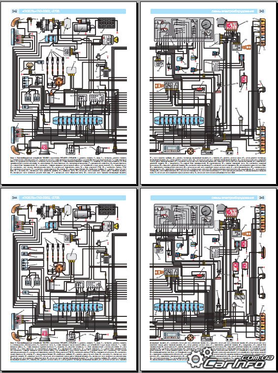 Схема электрооборудования газ 33104 евро 3