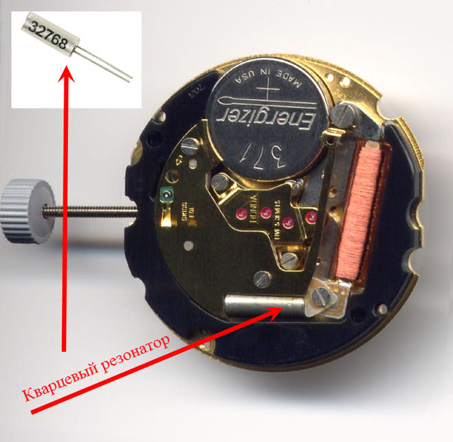 Кварцевые и механические часы разница. Катушка кварцевых часов Citizen. Кварцевый Генератор для часов. Кварцевый Генератор в часах. Внутренности кварцевых часов.