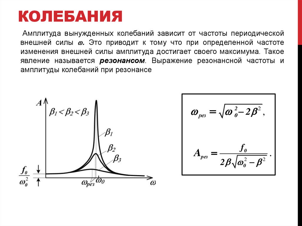 На рисунке представлен график зависимости амплитуды а вынужденных колебаний от частоты v вынуждающей