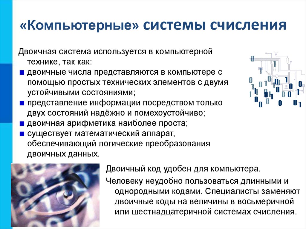 Компьютерная система система чисел