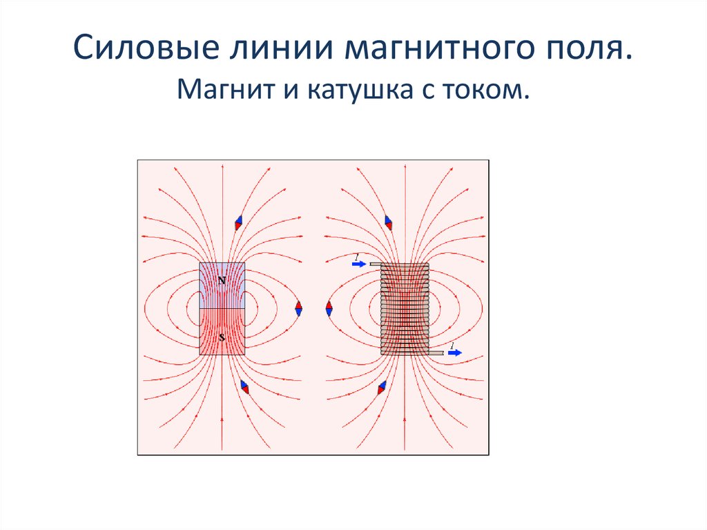 Картина линий магнитного поля