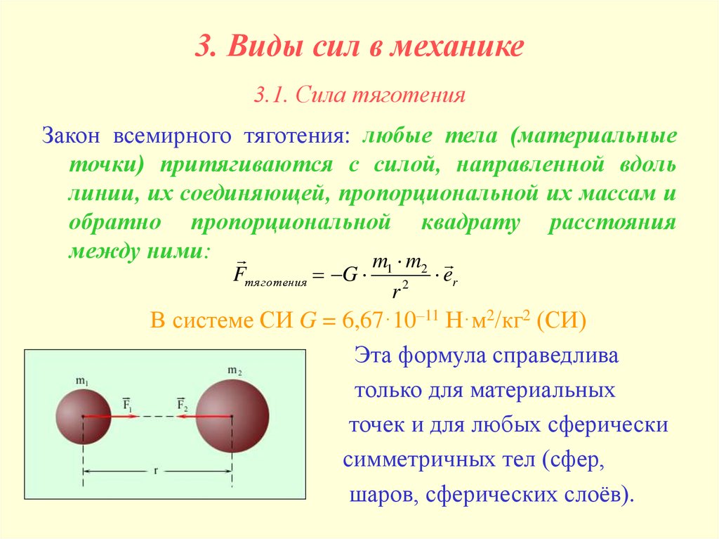 Расстояние между шарами. Закон Всемирного тяготения в виде формулы. Закон Всемирного тяготения. Силы в механике. Закон Всемирного тяготения для материальных точек. Сила Всемирного тяготения таблица по физике.