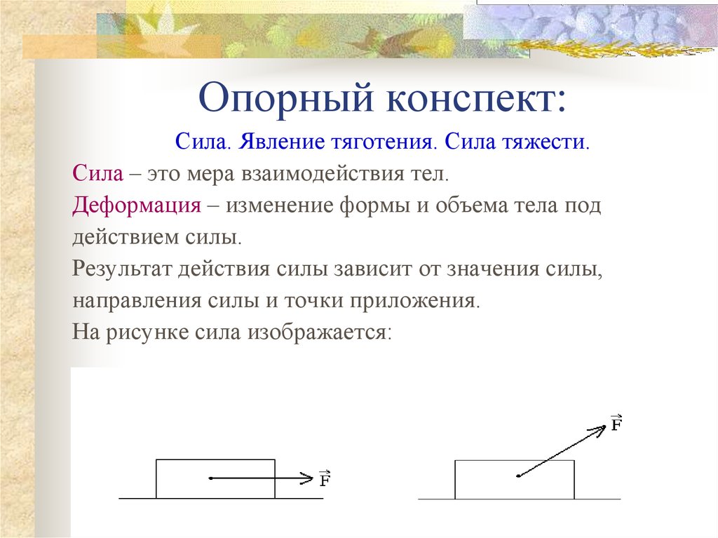 Явление тяготения сила тяжести 7 класс физика. Конспект по физике 7 класс по силе. Конспект физика сила тяжести. Что такое сила тяжести 7 класс кратко.