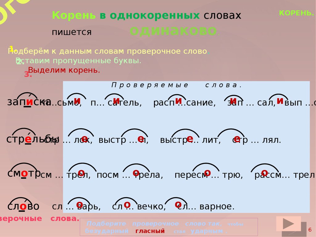 Широкий проверочное слово