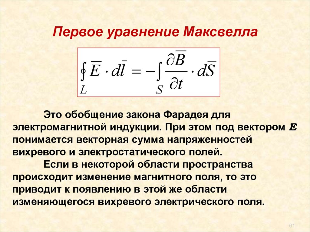 Закон максвелла. Закон электромагнитной индукции уравнение Максвелла. Уравнение Максвелла для электромагнитной индукции. Уравнение Максвелла обобщающее закон электромагнитной индукции. Закон электромагнитной индукции из уравнения Максвелла.