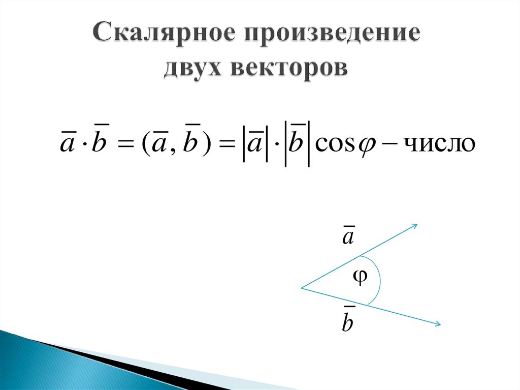 Скалярное произведение 2 формулы. Как найти скалярное произведение векторов.