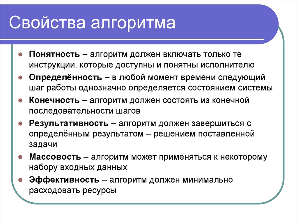 Четко определенный план действий для исполнителя это