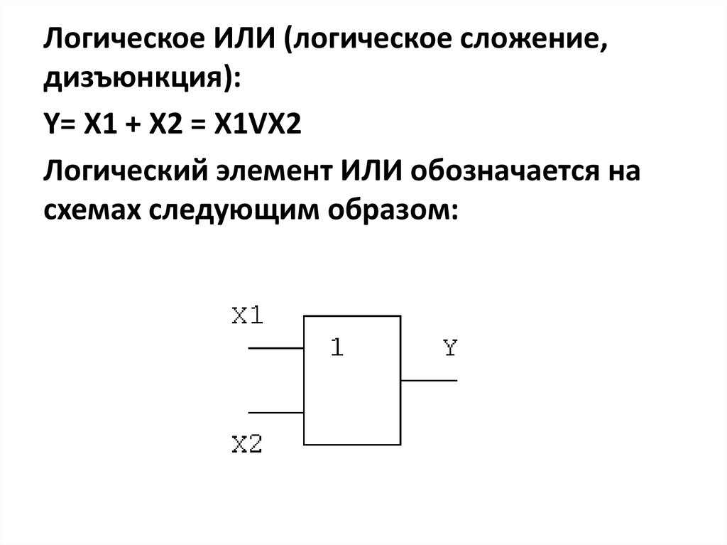 Определить значение сигнала на выходе логической схемы