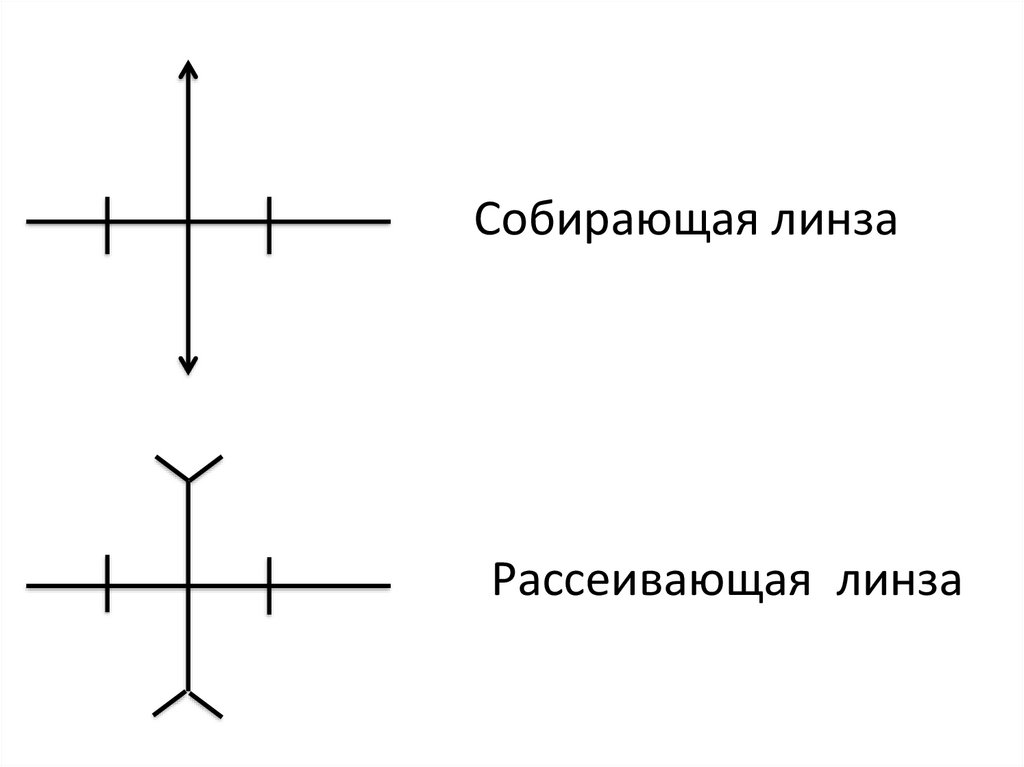 Собирающая и рассеивающая