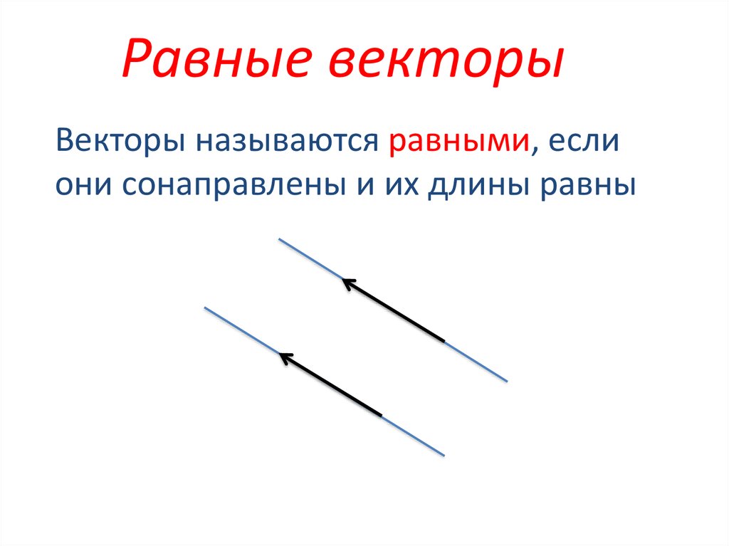 Какие векторы равны рисунке. Определение равных векторов. Равные векторы. Дайте определение равных векторов. Какие векторы называют равными.