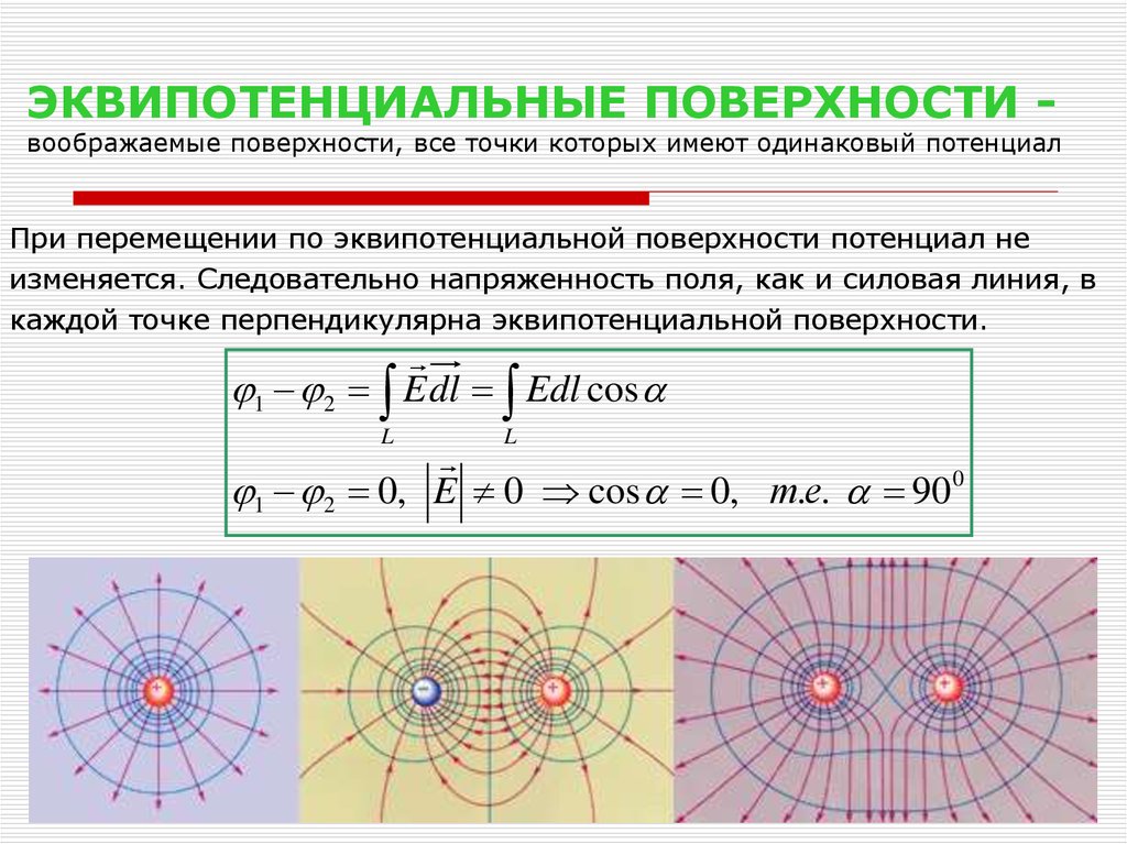 На рисунке изображены линии напряженности однородного электростатического