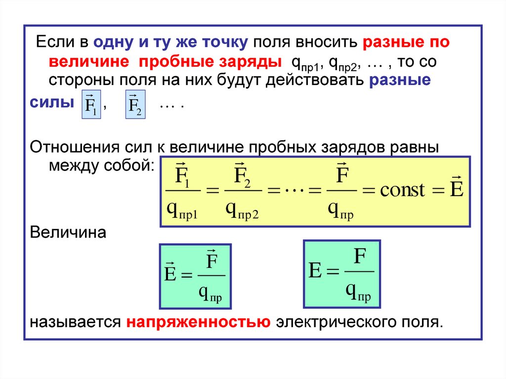 Пробный заряд