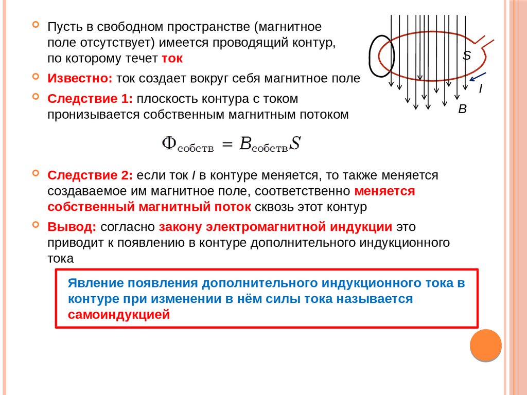 Индуктивность контура