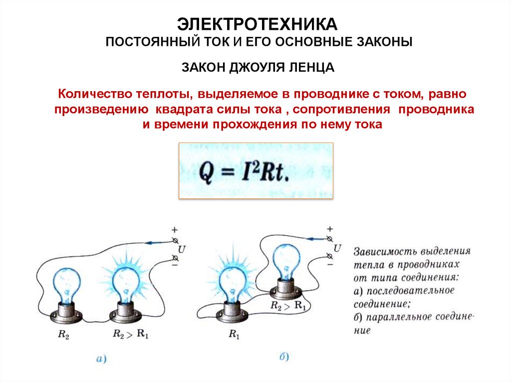 Закон ома ленца