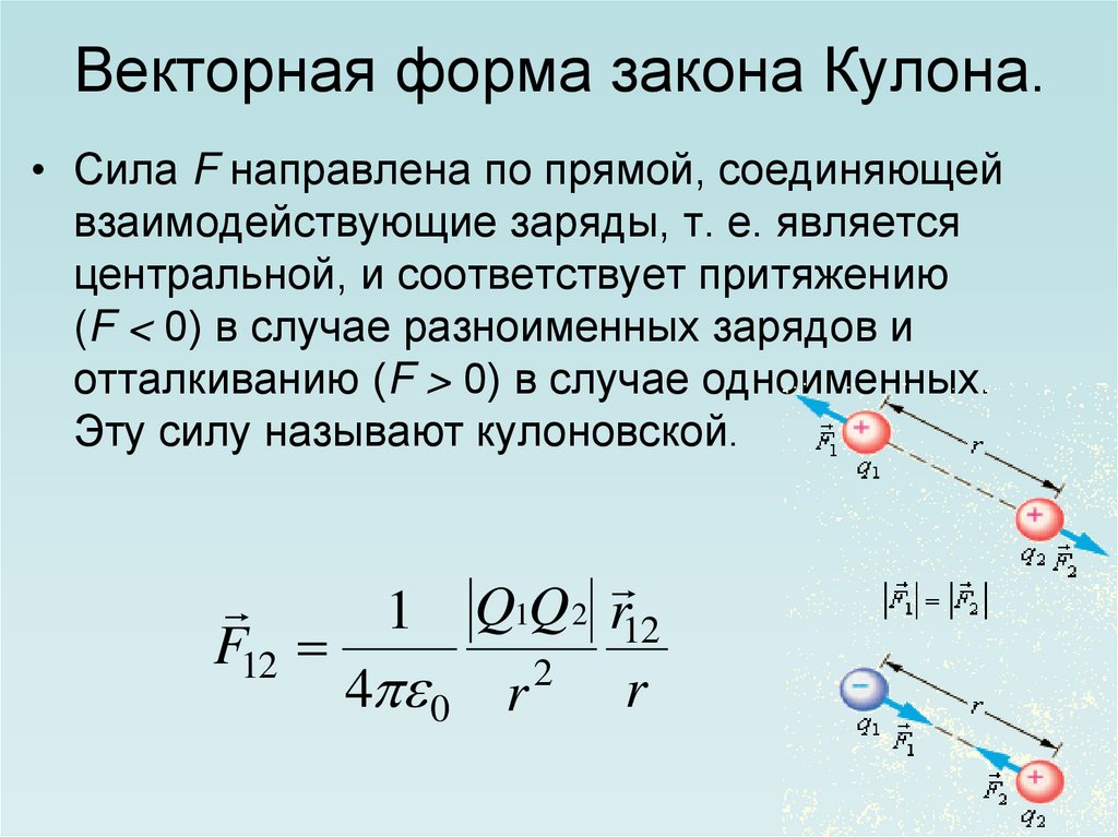 Заряд кулона можно записать в виде