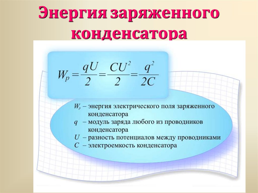 Энергия конденсатора физика 10 класс. Энергия Эл поля конденсатора формула. Энергия заряженного конденсатора физика 10 кл. 11. Энергия конденсатора (3 формулы). Электроемкость электрического поля формула.