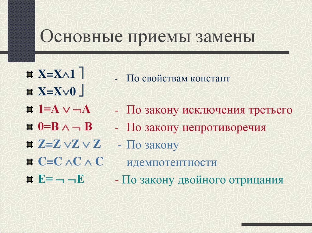 Контрольная 8 класс информатика элементы алгебры логики