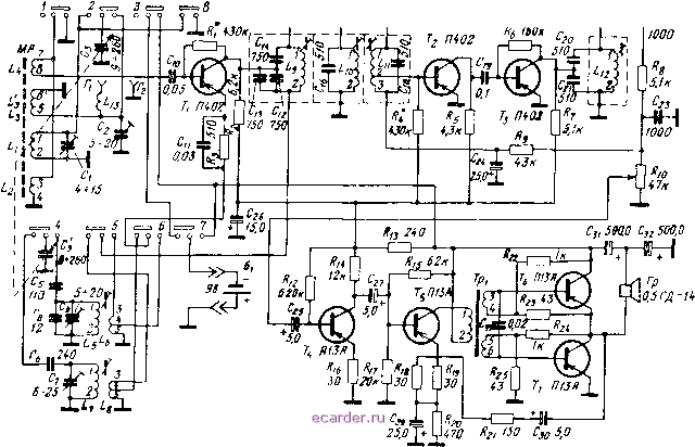 Сокол 403 радиоприемник схема