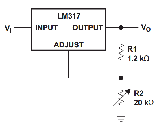 Lm317 схема усилителя