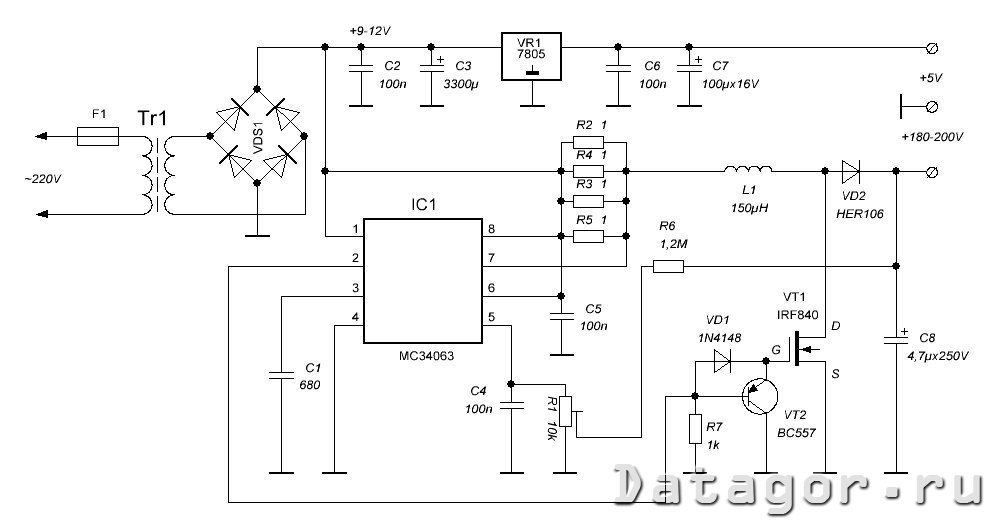 Mc33204dg схема включения