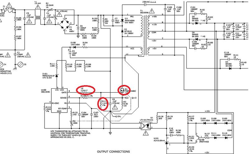 Ob2269 схема блока питания