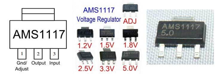 1117. 1117 Стабилизатор даташит 3.3. Стабилизатор напряжения ams1117 3.3 даташит. AMS 1117 стабилизатор распиновка. Ams1117 3.3 распиновка.