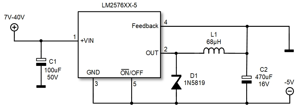 Lm2595s характеристики схема включения