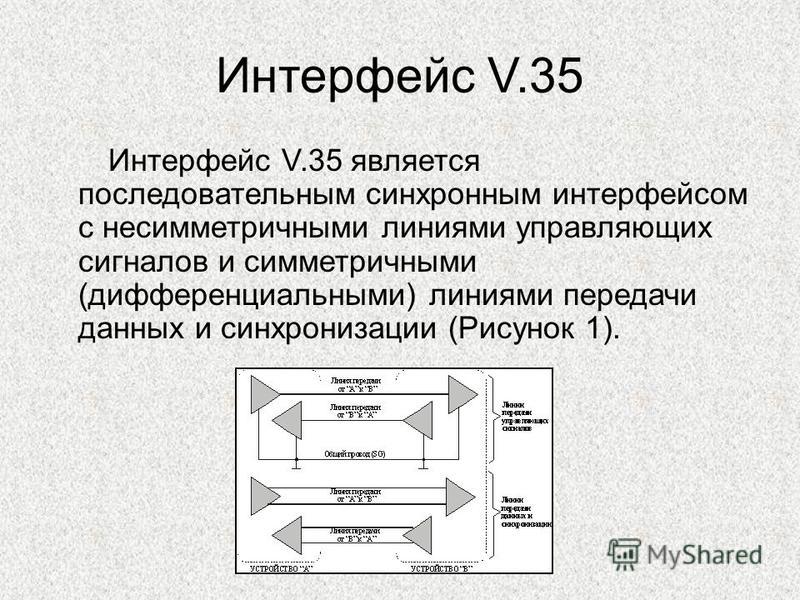 Сетевые интерфейсы передачи данных