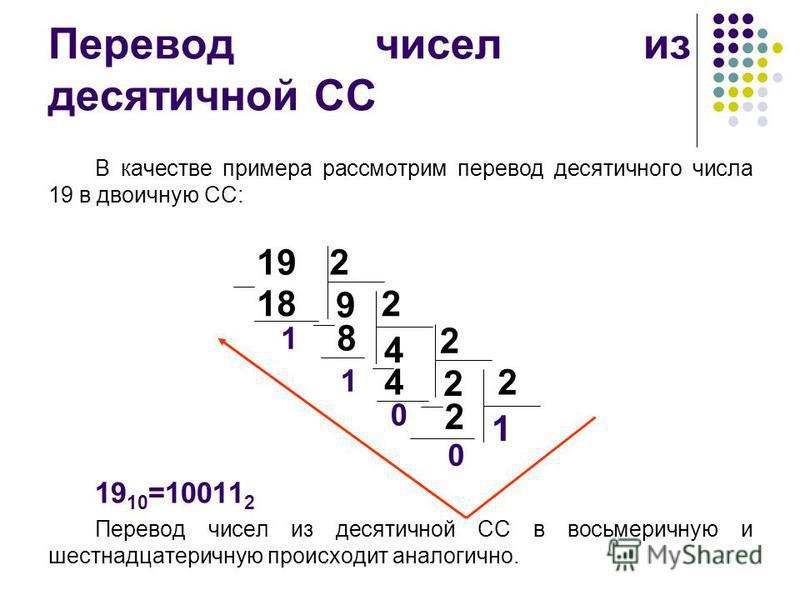 Перевести из десятичной в двоичную систему счисления. Примеры перевода из десятичной системы счисления в двоичную. Информатика перевод чисел из двоичной системы в десятичную. Как перевести десятичную систему счисления в двоичную. Пример перевода из десятичной системы в двоичную.