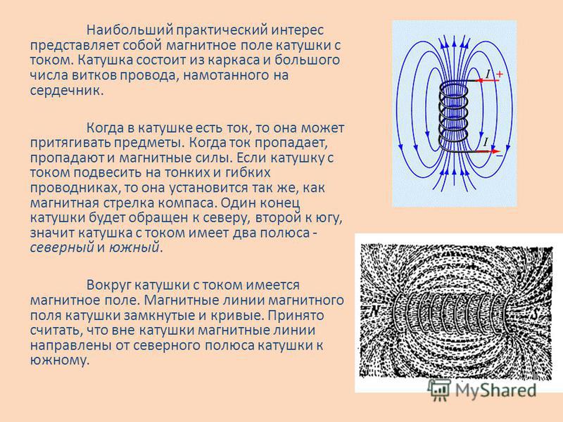 Магнитное поле провода