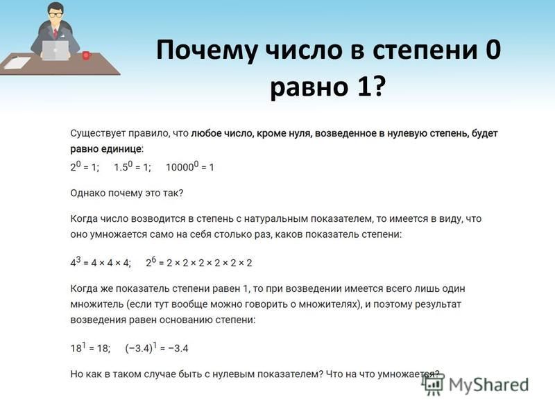 100 в нулевой степени равно. Почему число в нулевой степени 1. Число в 0 степени равно. Ноль в нулевой степени почему. Число в 0 степени равно 1.