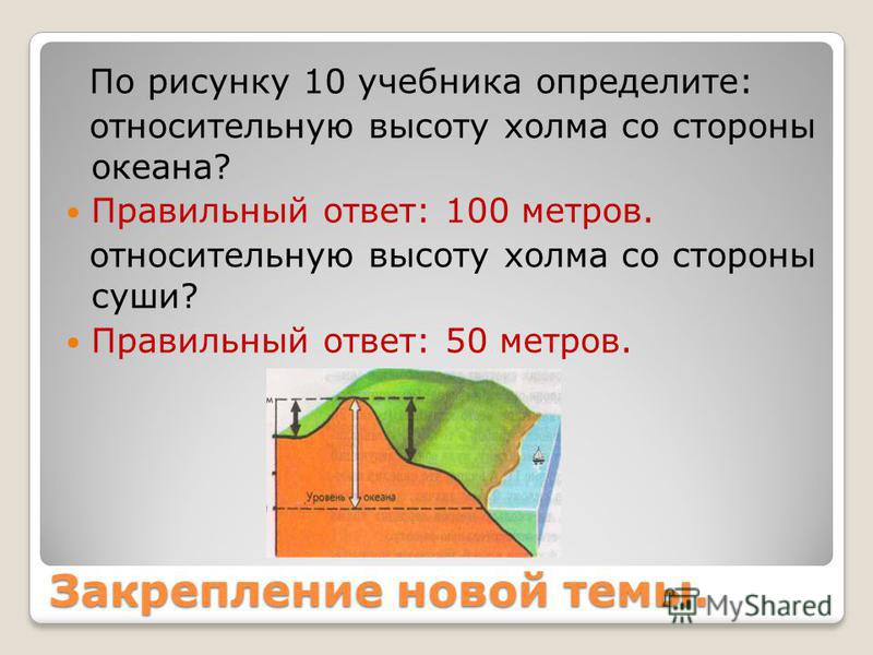 Абсолютная высота гор. Абсолютная и Относительная высота. Абсолютная и Относительная высота холма. Что такое абсолютная и Относительная высота в географии. Определение относительной высоты холма.