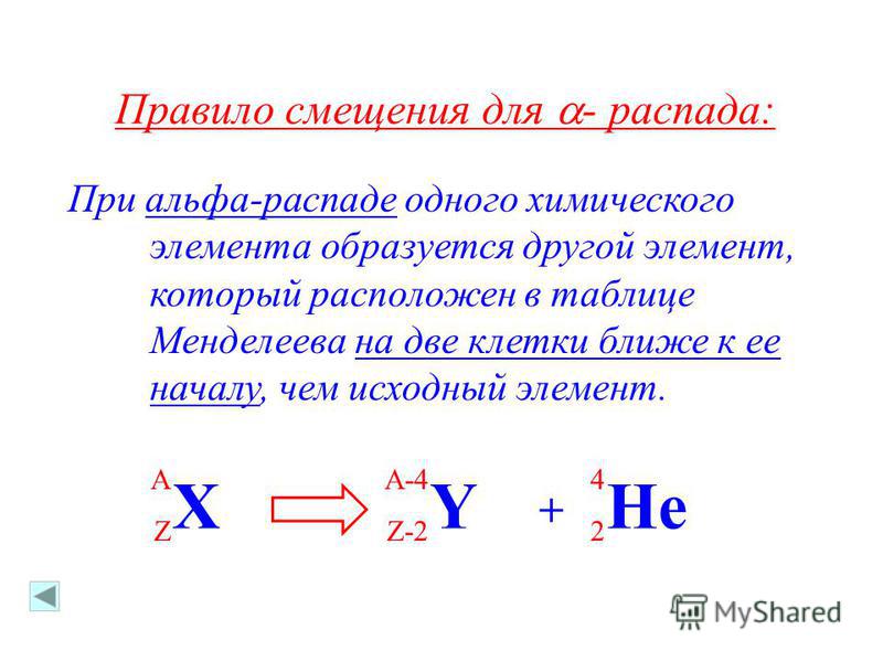 Радиоактивность правила смещения. Правило смещения для Альфа распада. Правило смещения для Альфа распада формула. Правило смещения Содди для бета распада. Правила смещения Содди при Альфа- и бета распаде.