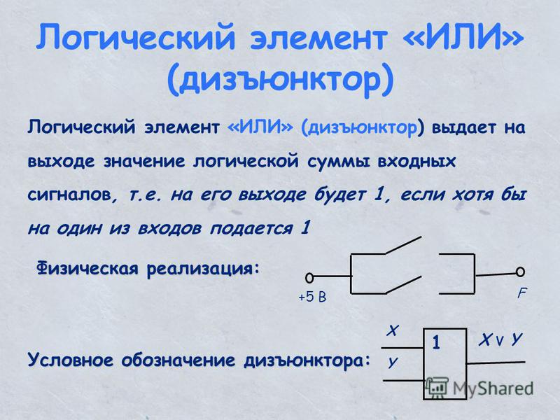 Логический элемент или