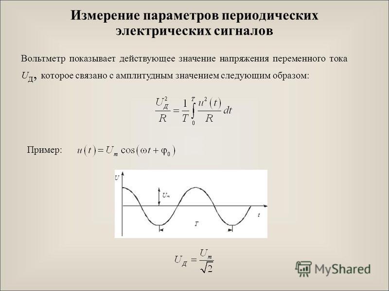 Амплитудное значение переменного тока