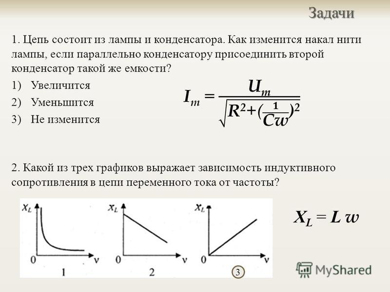 Изображенная на рисунке зависимость полного сопротивления z от угловой частоты соответствует