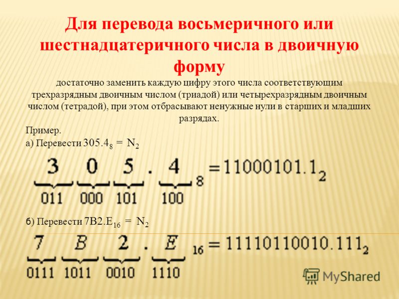 Переведите целые числа в восьмеричную. Из двоичной в шестнадцатеричную систему счисления. Как перевести из двоичной в шестнадцатеричную. Четырехразрядные числа. Перевести число из двоичной системы в шестнадцатеричную.