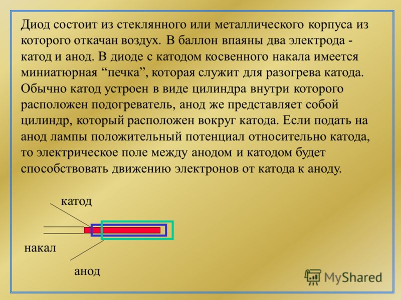 Диод анод катод. Электроды катод и анод. Диод состоит. Диод косвенного накала.