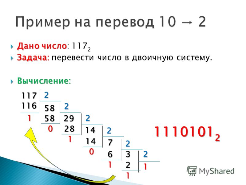 Двоичное число 1100110 в десятичную систему