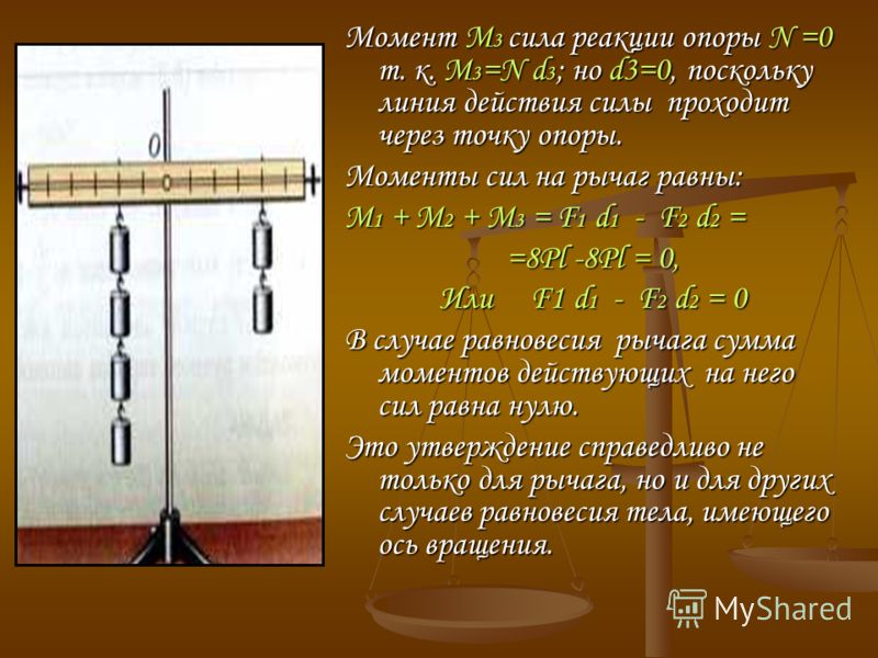 На тело действует опора. Сила реакции опоры формула рычага. 10 Класс физика сила реакции опоры. Момент силы реакции опоры. Сила упругости и сила реакции опоры.