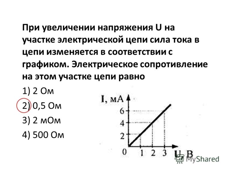 Как изменится ток если увеличить сопротивление