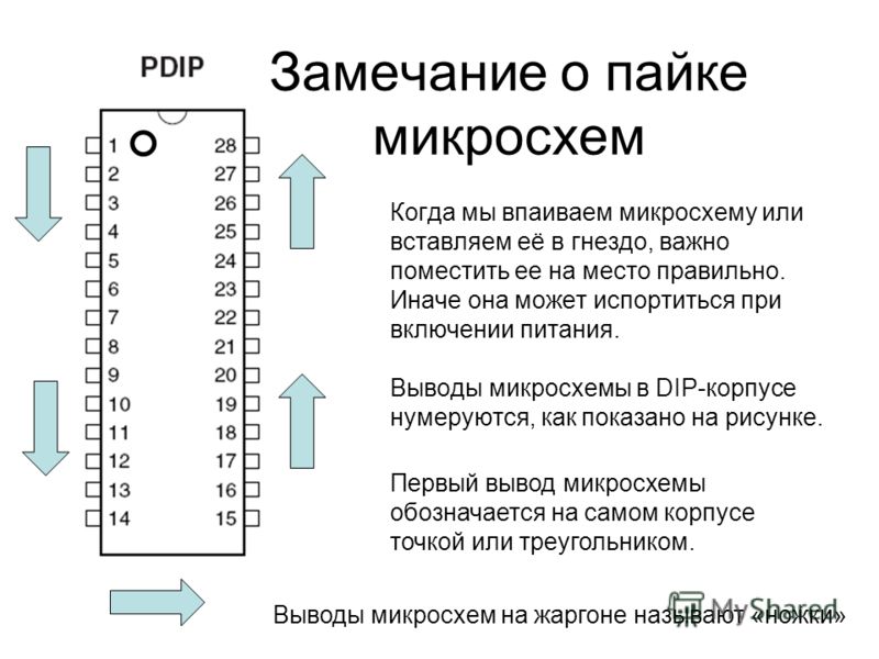 Микросхема текст