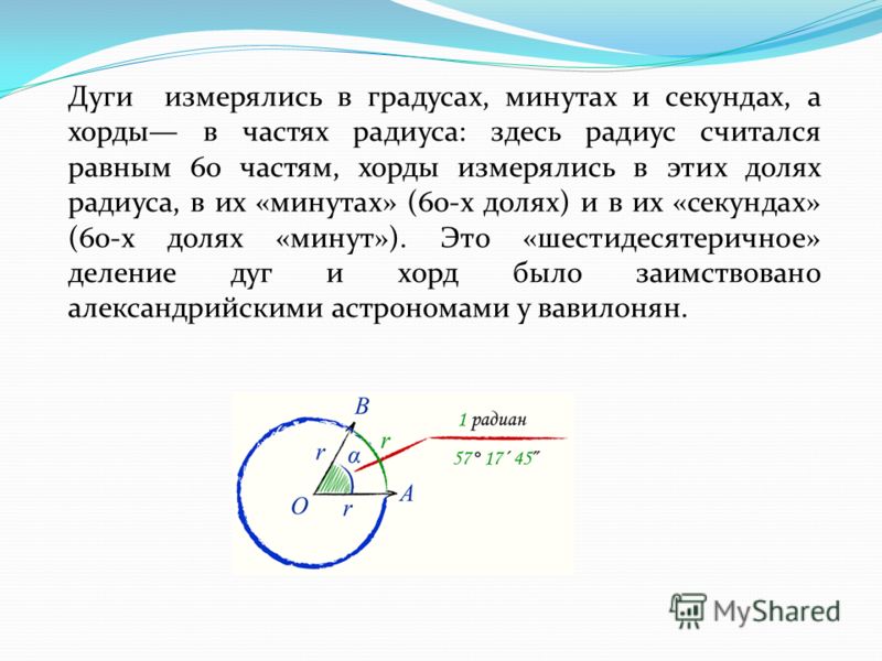 Градус дуги. Минута дуги. Секунда дуги. Дуга 60 градусов.