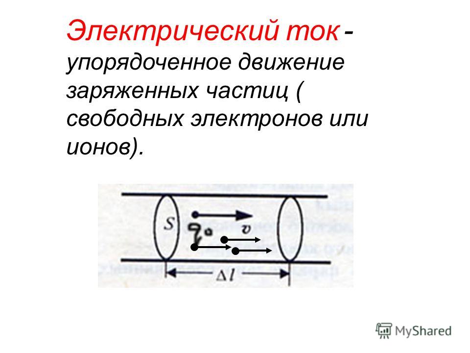 Упорядоченное движение заряженных частиц