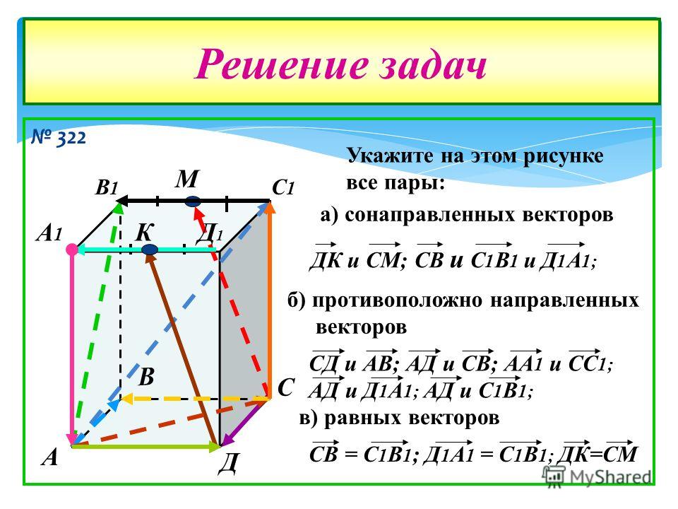 Вектора определение свойства