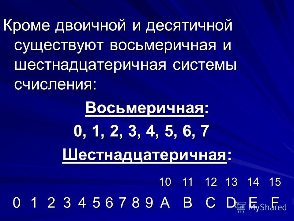 Десятичная восьмеричная шестнадцатеричная системы счисления. Восьмеричная система счисления. Двоичная восьмеричная и шестнадцатеричная системы счисления. Шестнадцатиричная система счисления. Двоично восьмеричная система счисления.