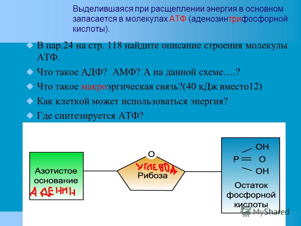 Распад молекул