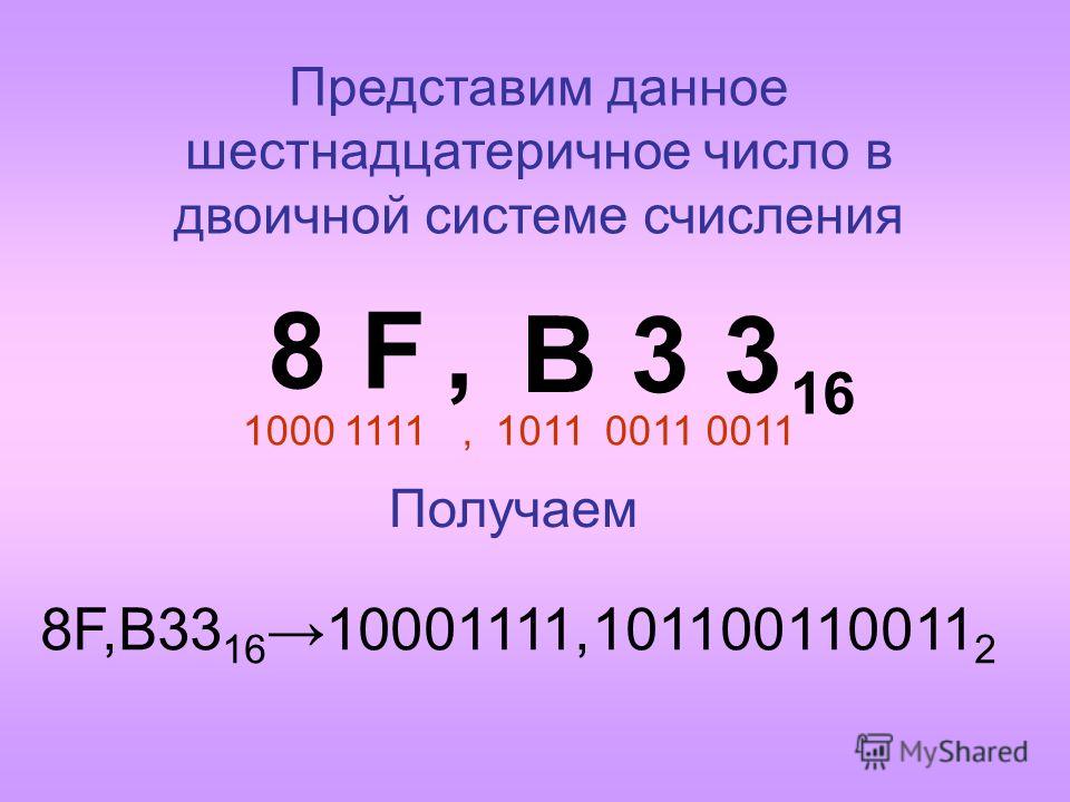 Презентация шестнадцатеричная система счисления